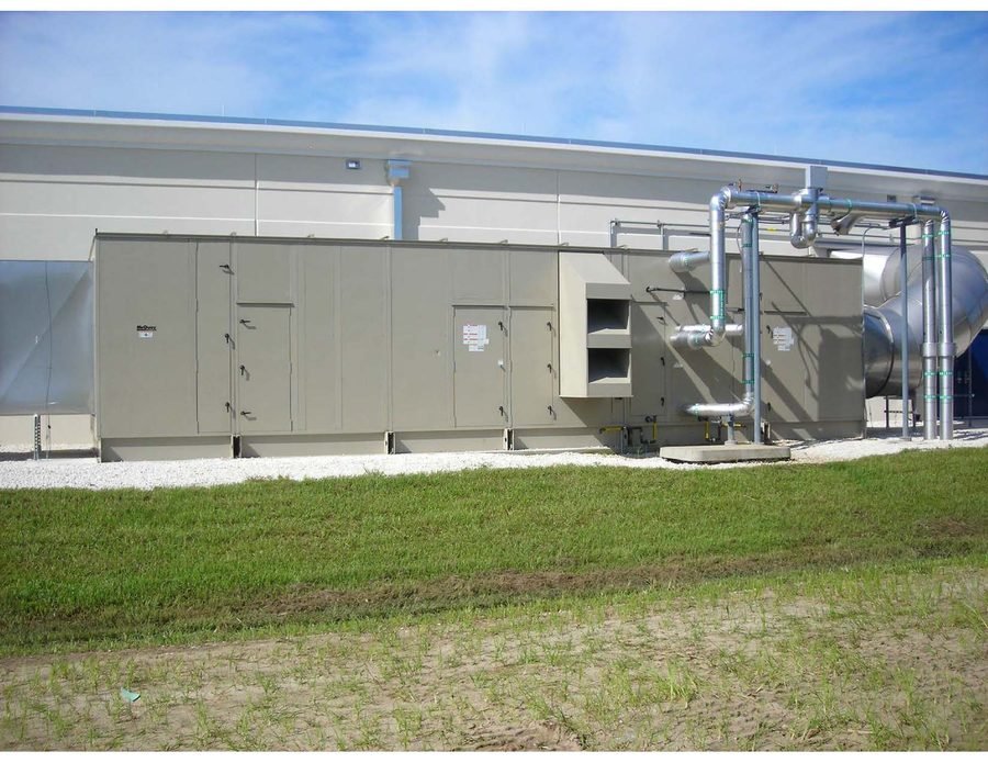 Outdoor TRICOIL air handling unit at Indian River State College